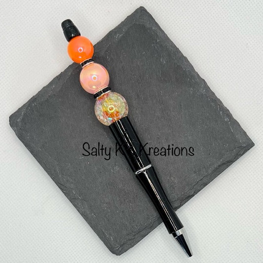 Beaded Pen - Color - Orange