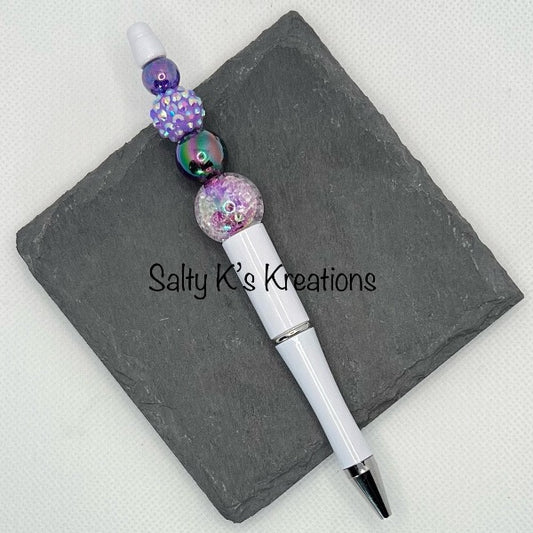 Beaded Pen - Color - Purple