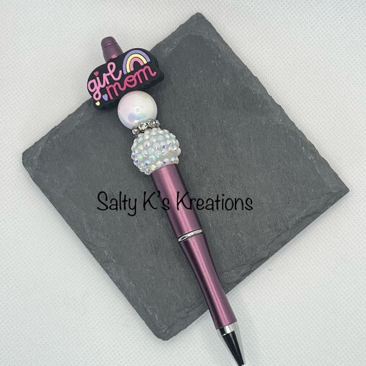 Beaded Pen - Mom - Girl