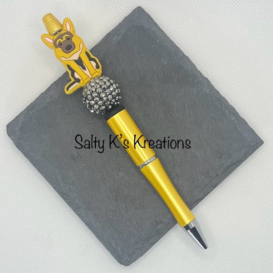 Beaded Pen - Dog - German Shepherd