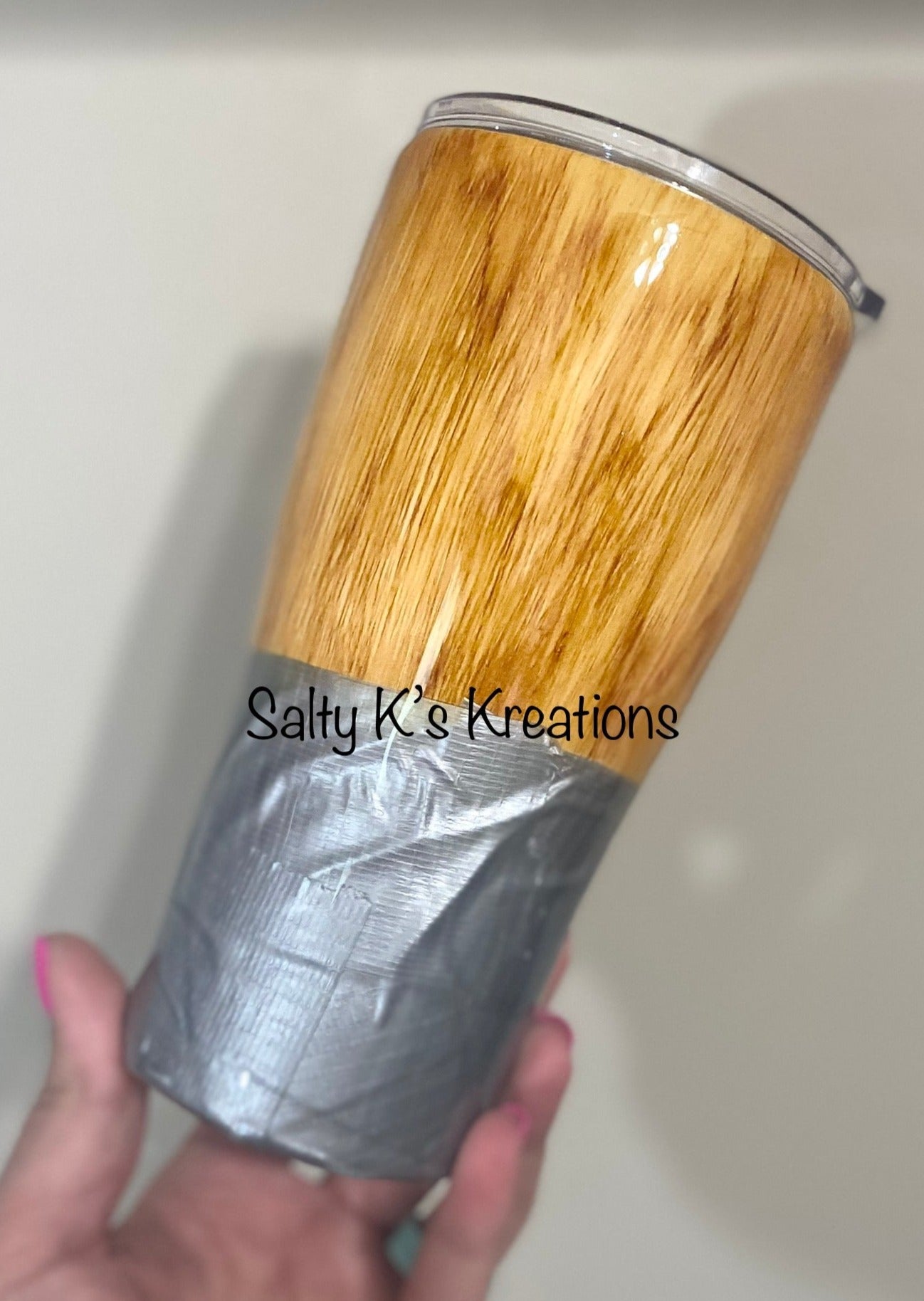 [RTS] 20oz Curve Tumbler -  Woodgrain