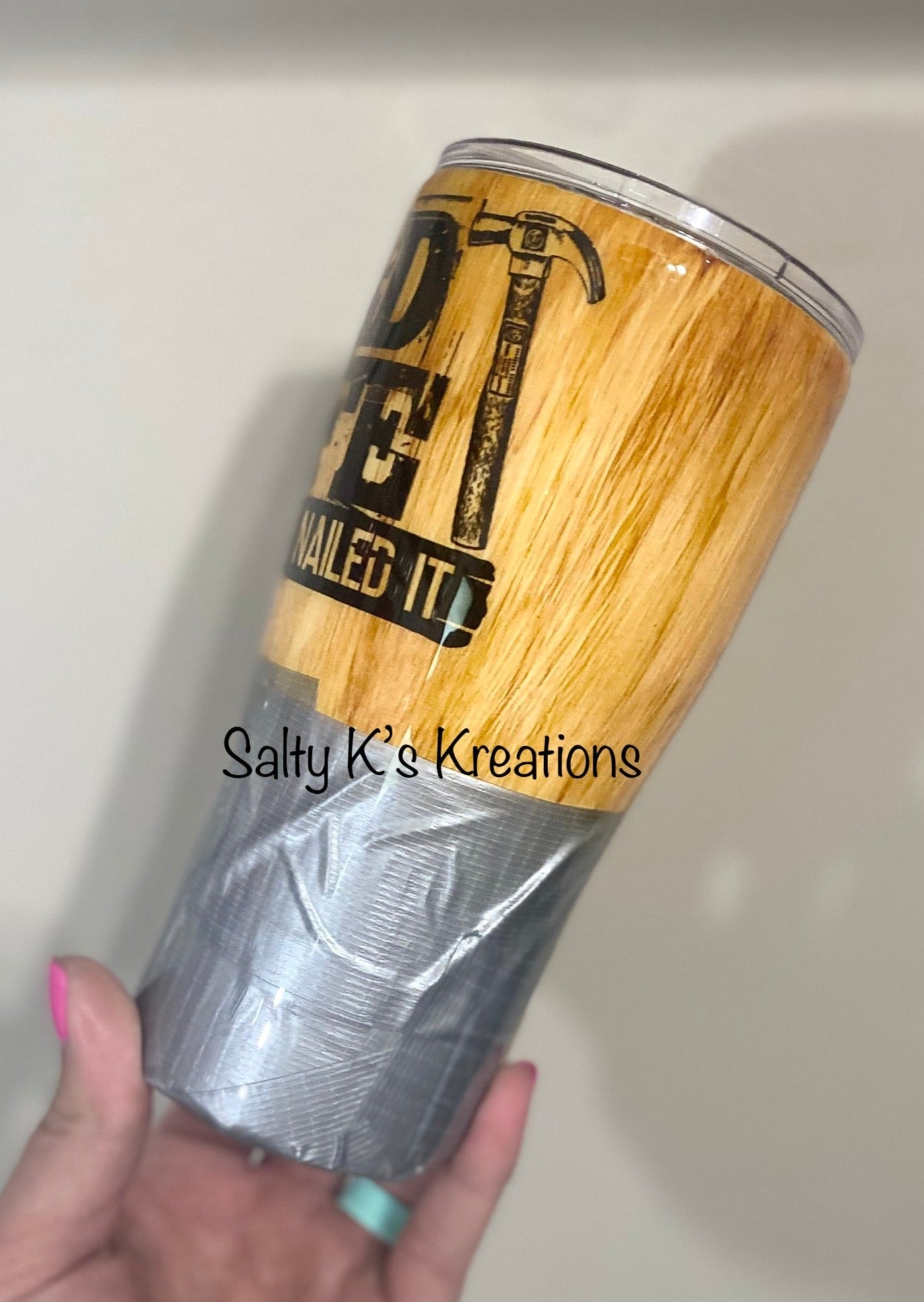 [RTS] 20oz Curve Tumbler -  Woodgrain